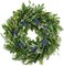 Wreaths for Front Door 22", Door Spring Wreath with Eucalyptus Olive Boxwood Leaves, Greenery Wreath Door Decoration for Spring Summer All Season Home and Outdoor